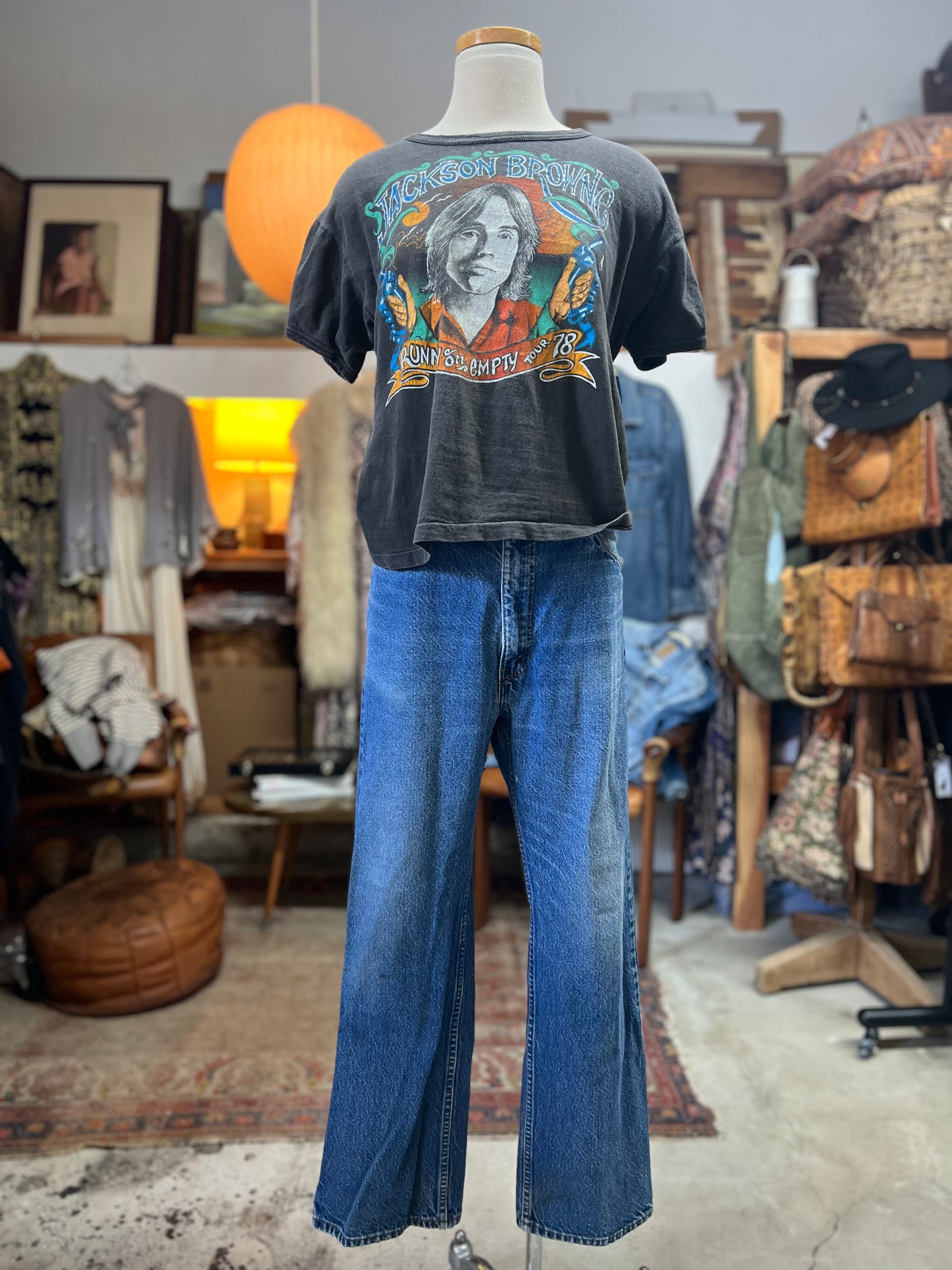 Vintage Orange Tab Levi’s 517 Medium Wash 35X28