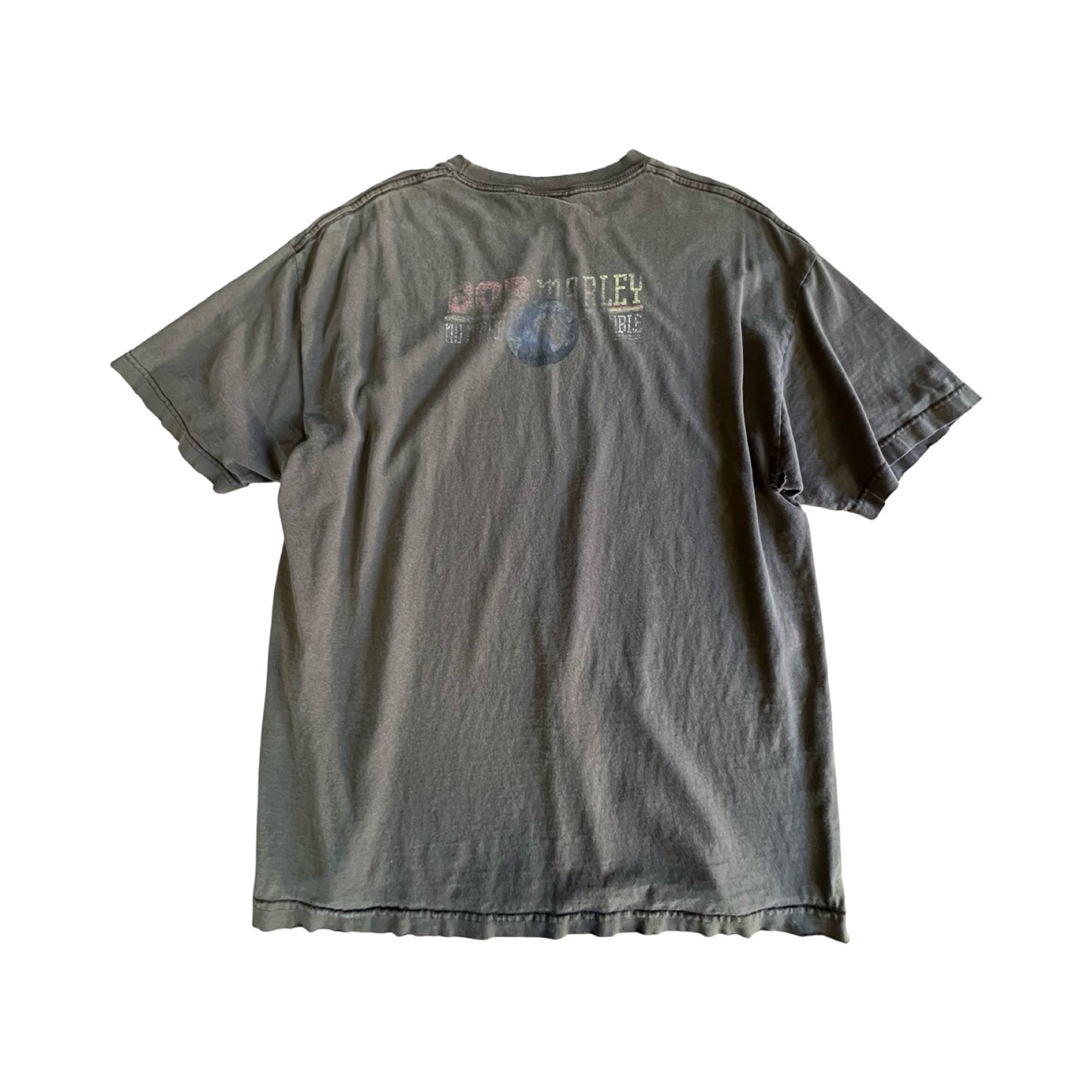 Vintage 90’s Bob Marley No More Trouble Distressed Double Sided Tee XL