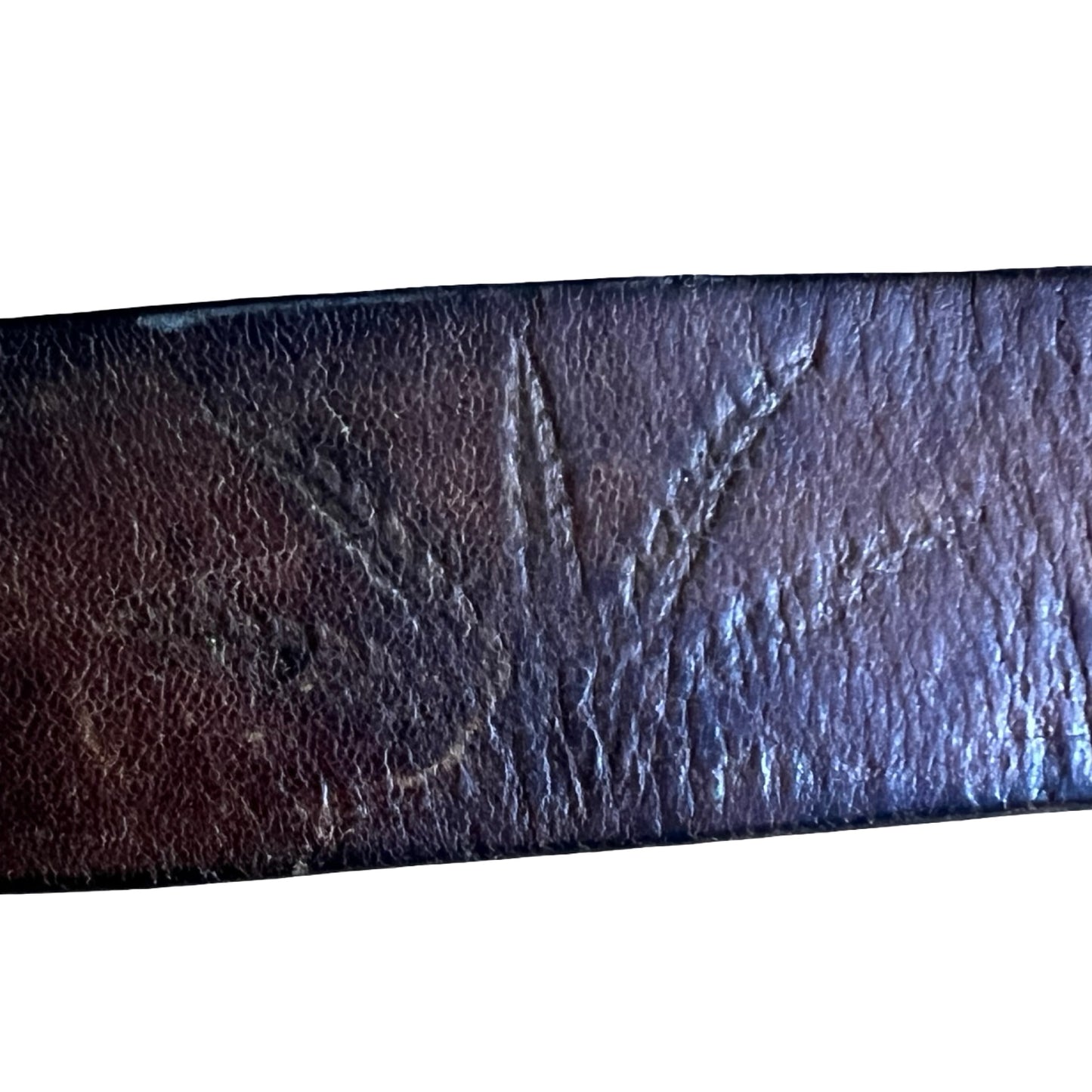Vintage 70’s Handmade Zig Zag Weed Leaf Belt by Espinoza