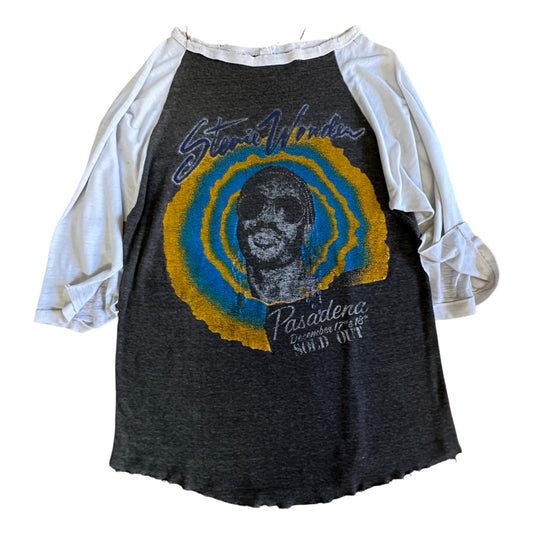 SUPER RARE!! Vintage Stevie Wonder 1971 Sold Out Pasadena Rock Tee