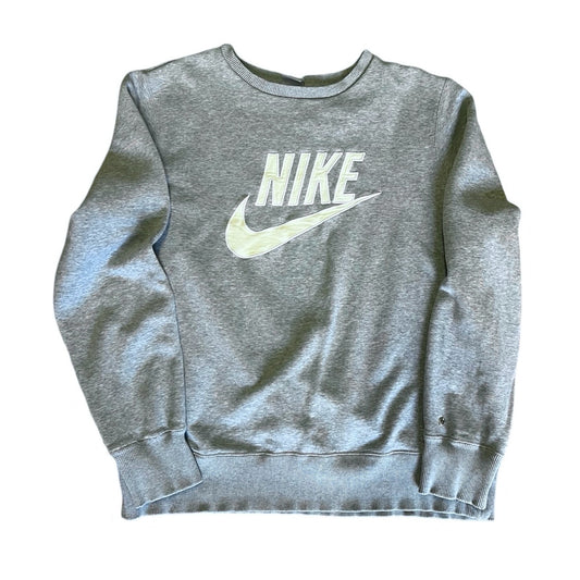 Vintage 90’s Nike Sportswear Embroidered Logo Sweatshirt Gray Label XXL