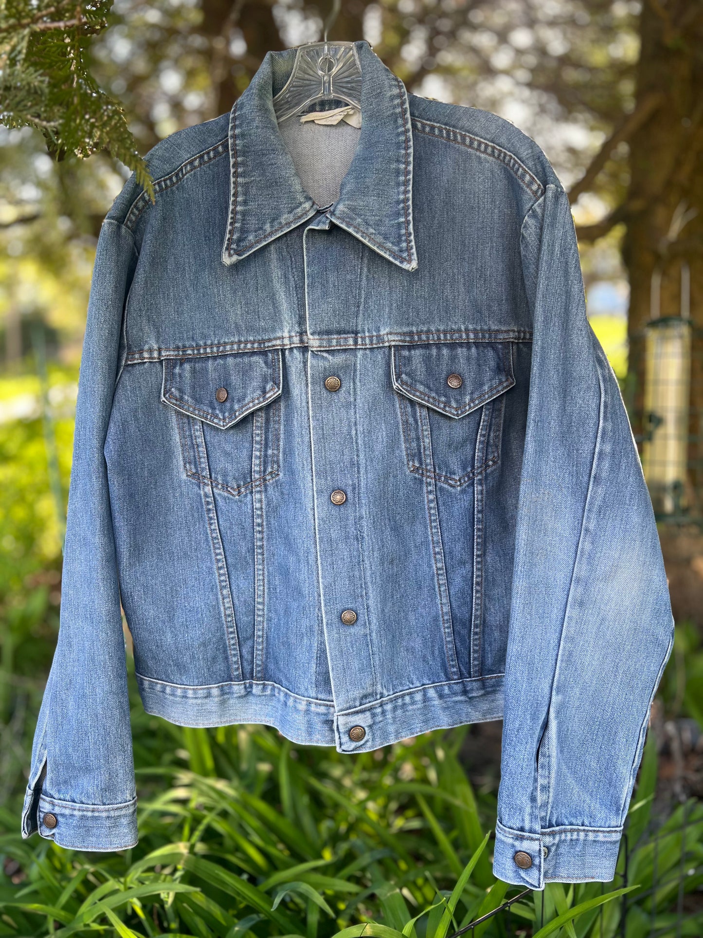 Vintage 70’s JC Penney Denim Snap Front Workwear Jacket