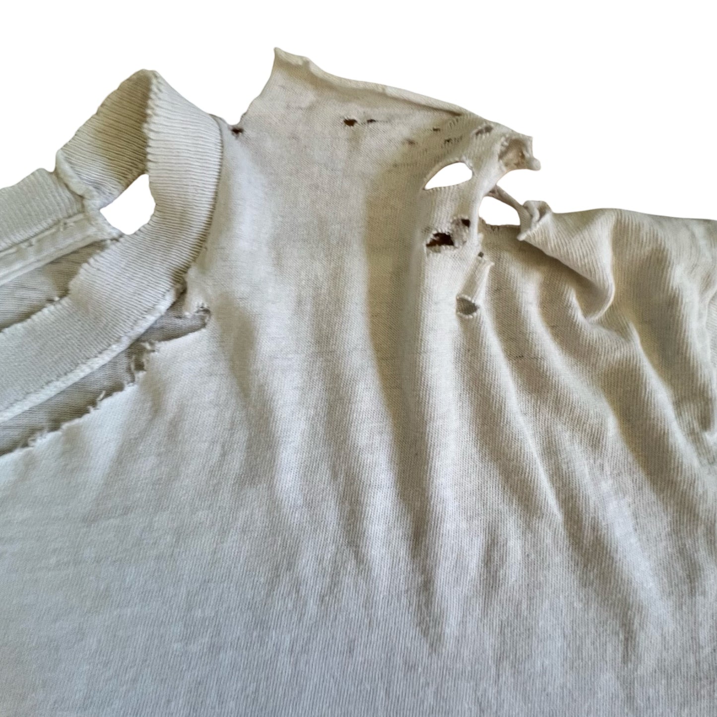 Vintage Original 1985 Black Flag Single Stitch Thrashed T-Shirt XL