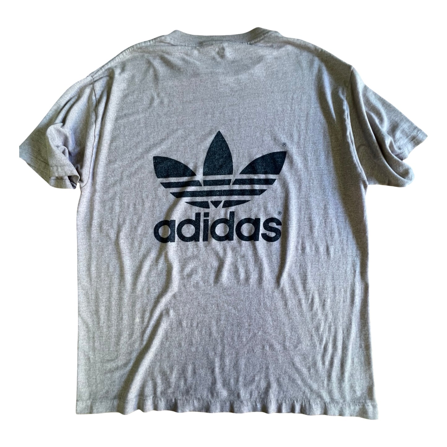 RARE Adidas 1970’s Double Sided Trefoil Logo Single Stitch Tee Rare Color XL