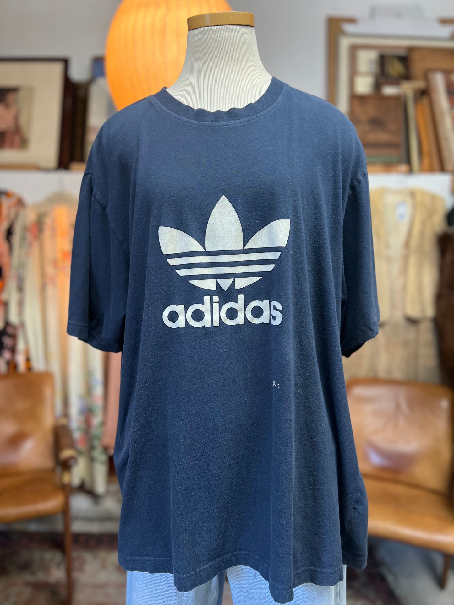 Vintage 90’s Adidas Trefoil Logo Oversized Tee 2XL