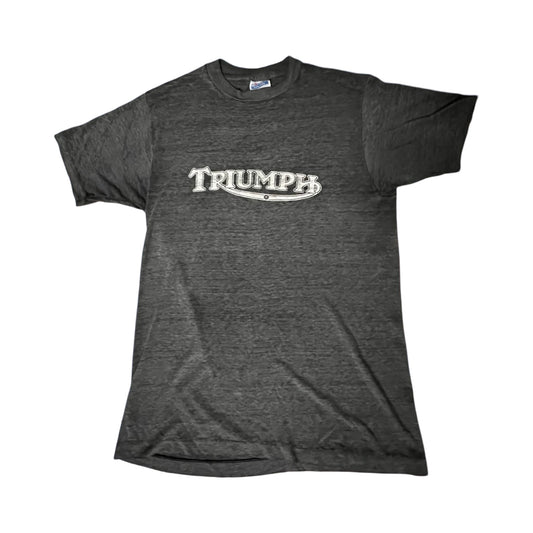 Vintage Early 80’s Triumph Motorcycle English Motors Hanover, PA Single Stitch T-Shirt L