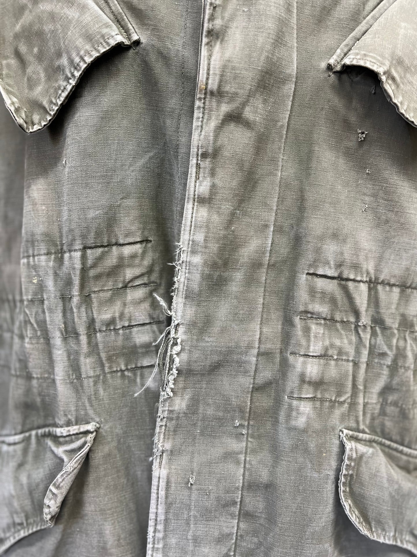Incredible Rare 1950’s Vintage Distressed Army Jacket XL