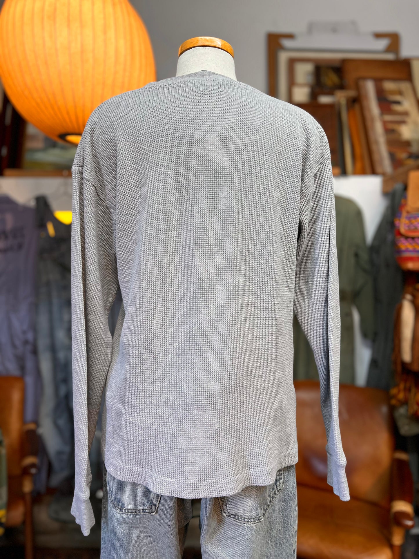 Vintage Rare Bootleg Harley Davidson Big Logo Thermal 2XL