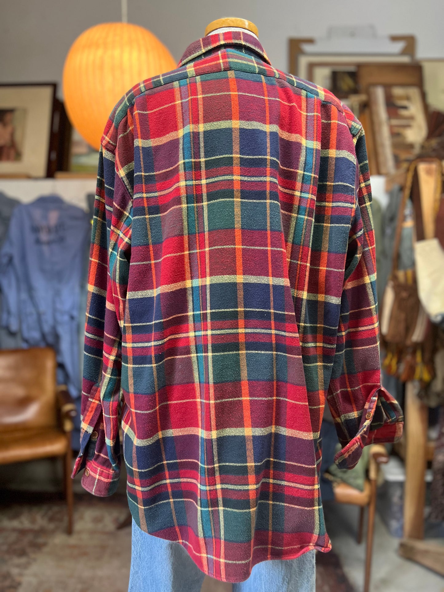 Vintage 90’s Oversized Classic Polo Ralph Lauren Flannel XL
