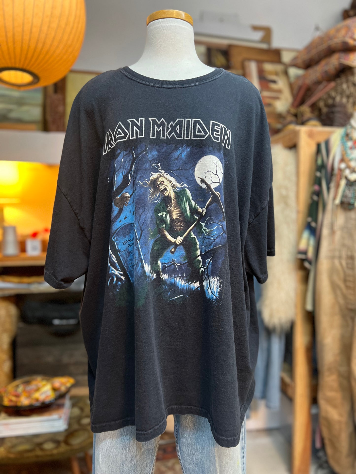 Vintage Iron Maiden Benjamin Breeg Oversized Tee XXL/XXXL