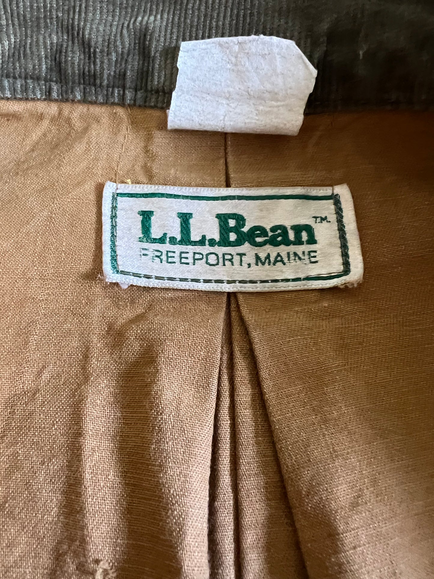 Vintage 1970’s/80’s LL Bean Heavy Canvas Heavily Distressed Duck Hunting Jacket XL