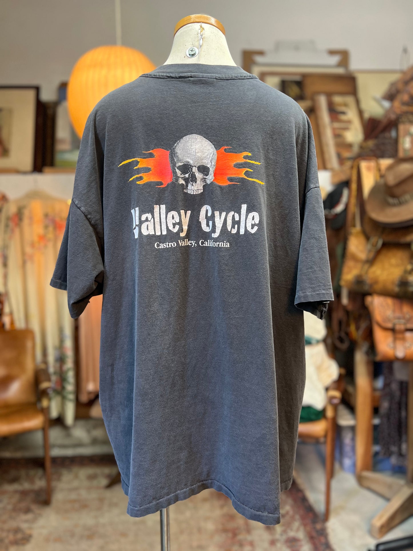 Vintage 1993 Single Stitch Oversized Indian Motocycle Tee XXXL