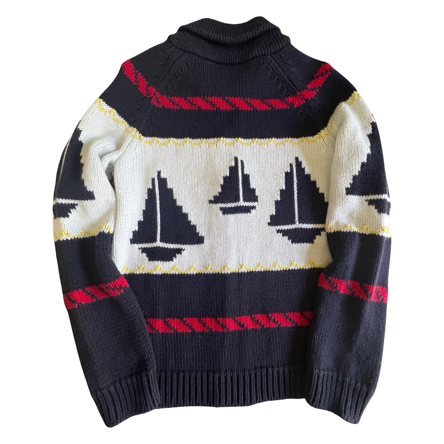 Vintage 90’s Sailboat Cardigan Liz Claiborne S