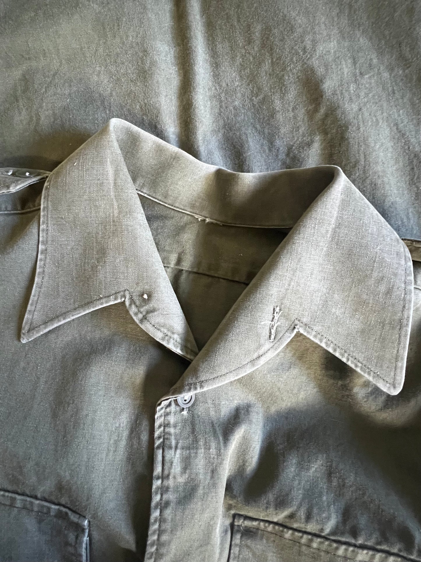 Vintage Austrian Military Uniform Shirt Jacket Heerseigentum L