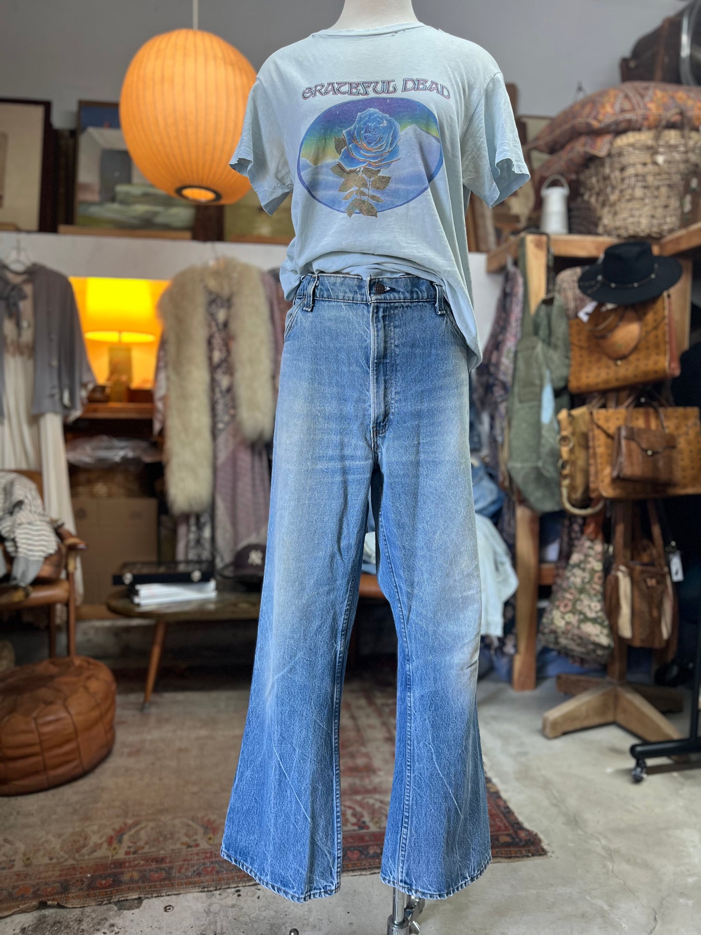 Vintage Orange Tab Levi’s 517 Great Fade 38X30