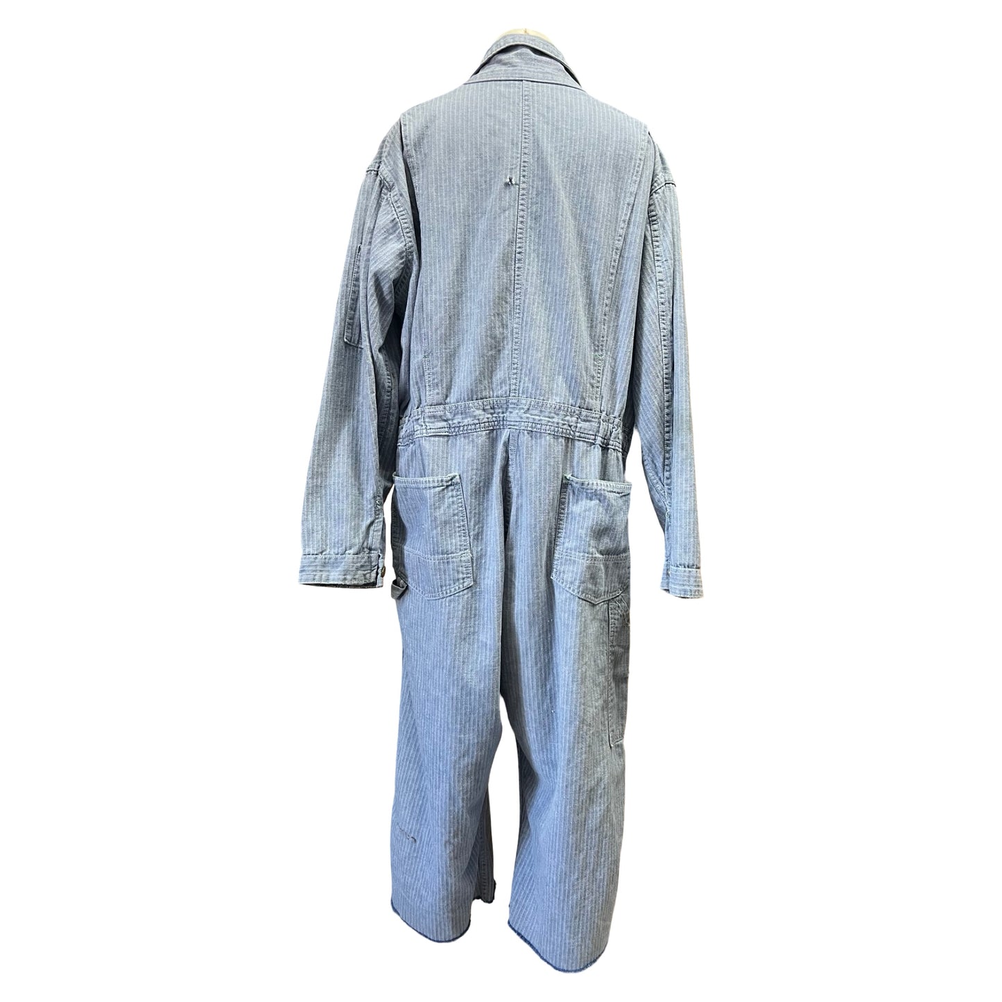 Vintage Key Imperial 1950’s Herringbone Twill Denim Jumpsuit 48R