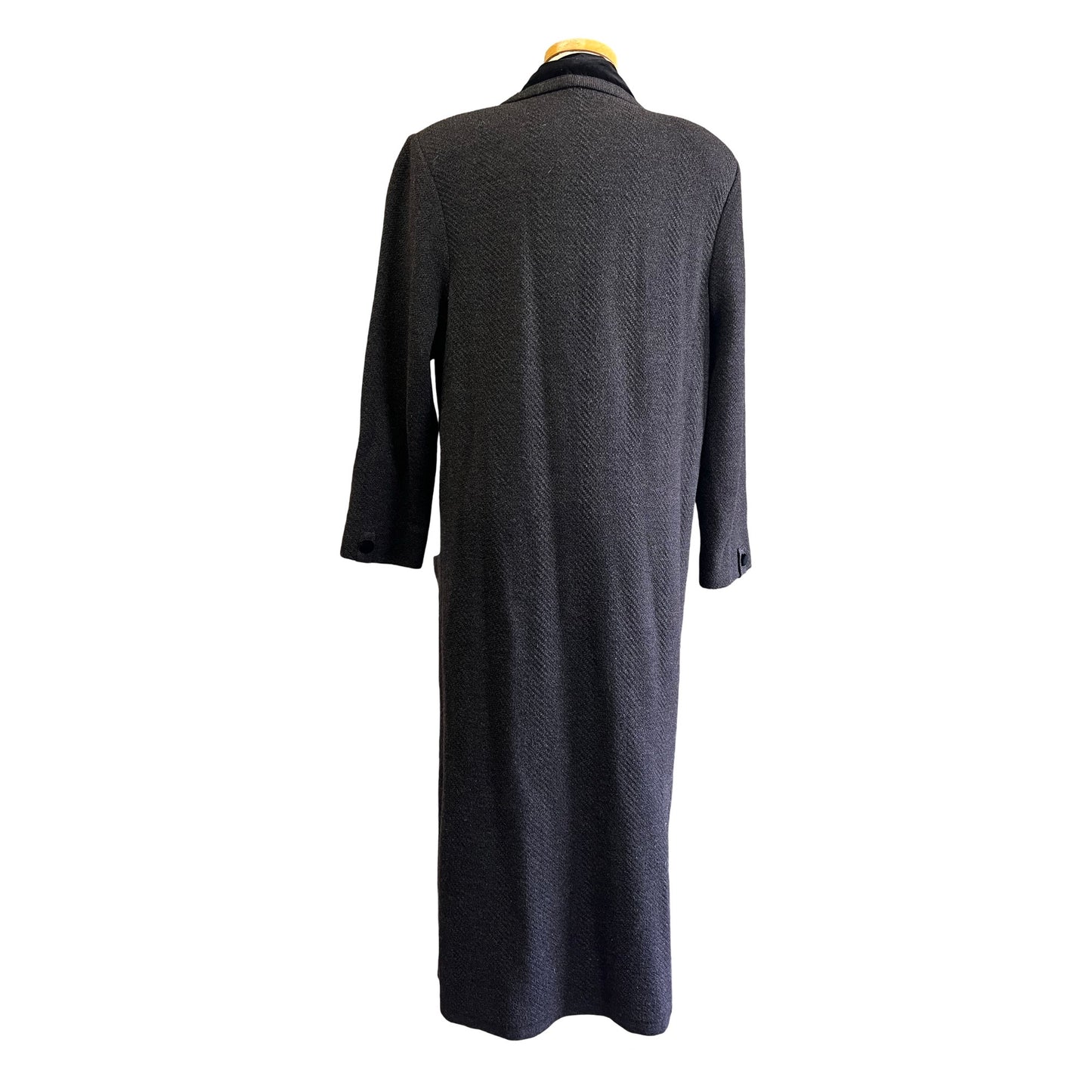 Rare Vintage Valentino Studio 100% Lana Merino Italian Wool Double Breasted Coat 42/8 Made In Italy