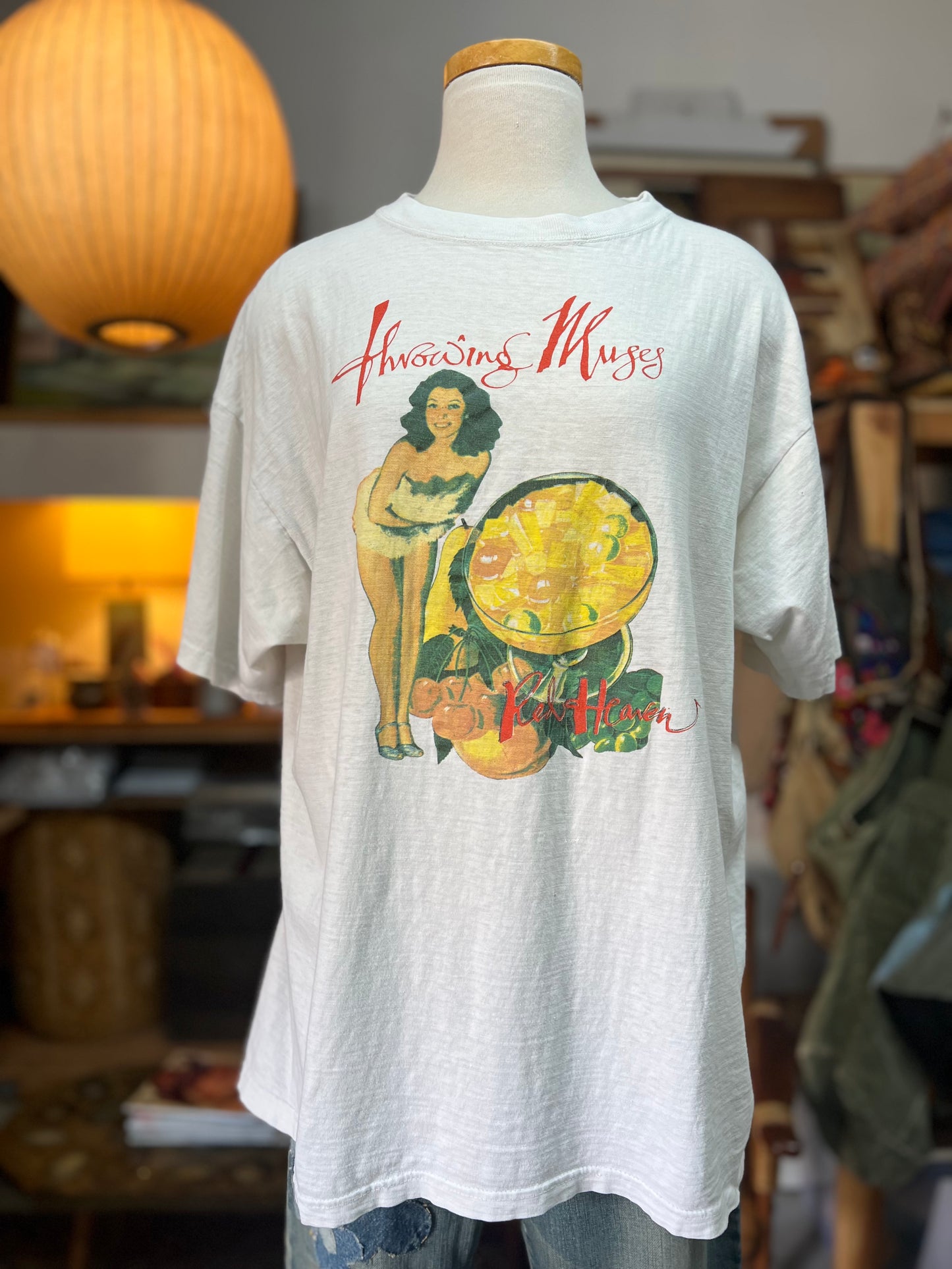 Rare Vintage 1992 Throwing Muses Red Heaven TShirt XL