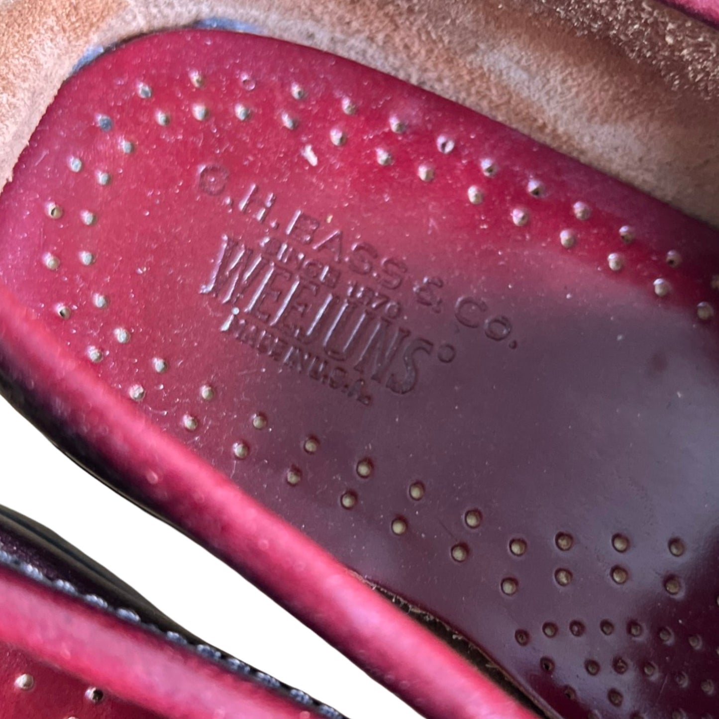 Vintage Men’s Oxblood Bass Weejuns 7.5 (Women’s 9)
