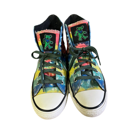 Grateful Dead Tie Dye Chuck Taylor All Star Converse circa 2008 M 6.5 / W 8