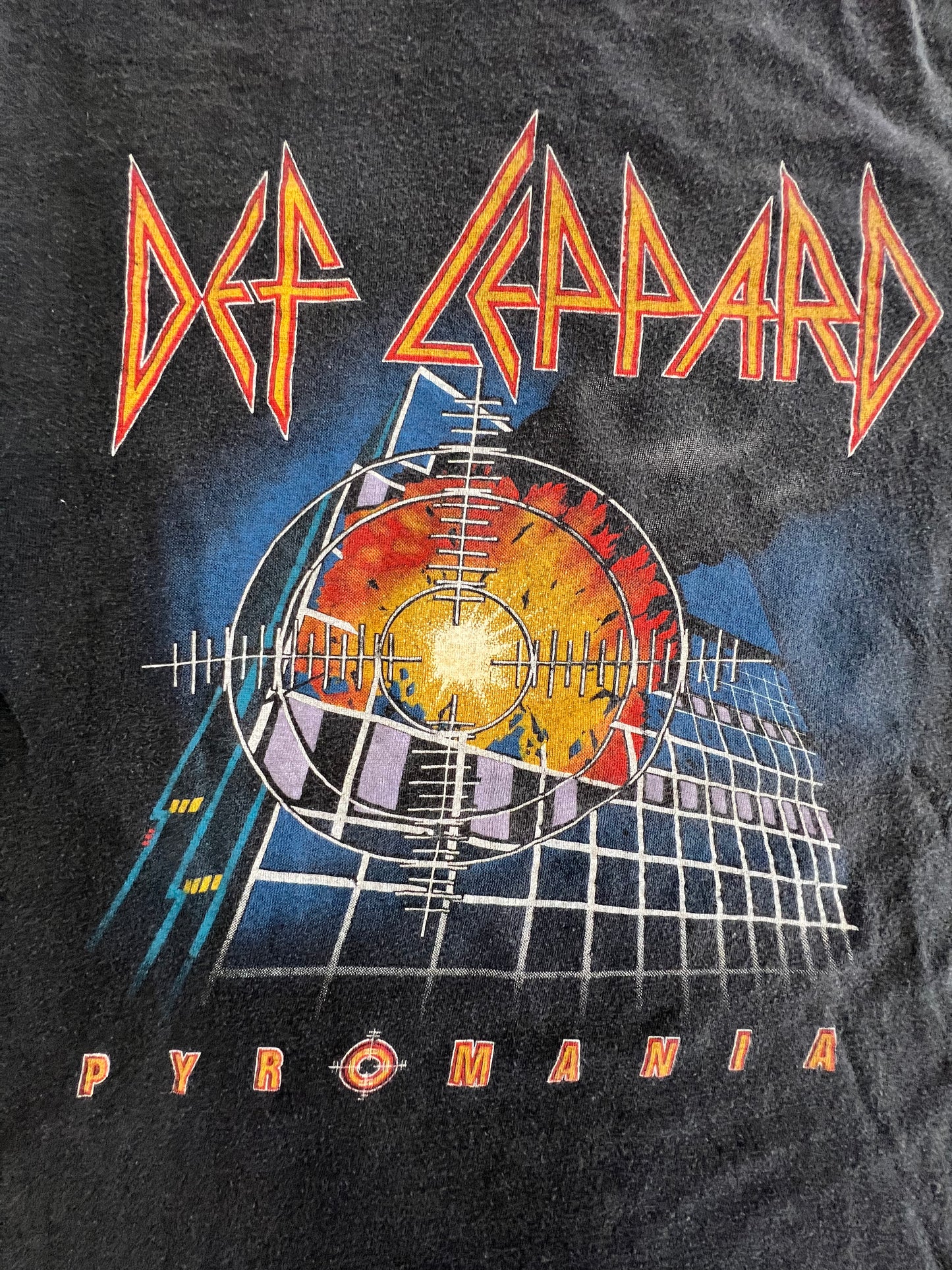 Vintage Def Leppard 1983 Pyromania Single Stitch Tour T-Shirt Rare