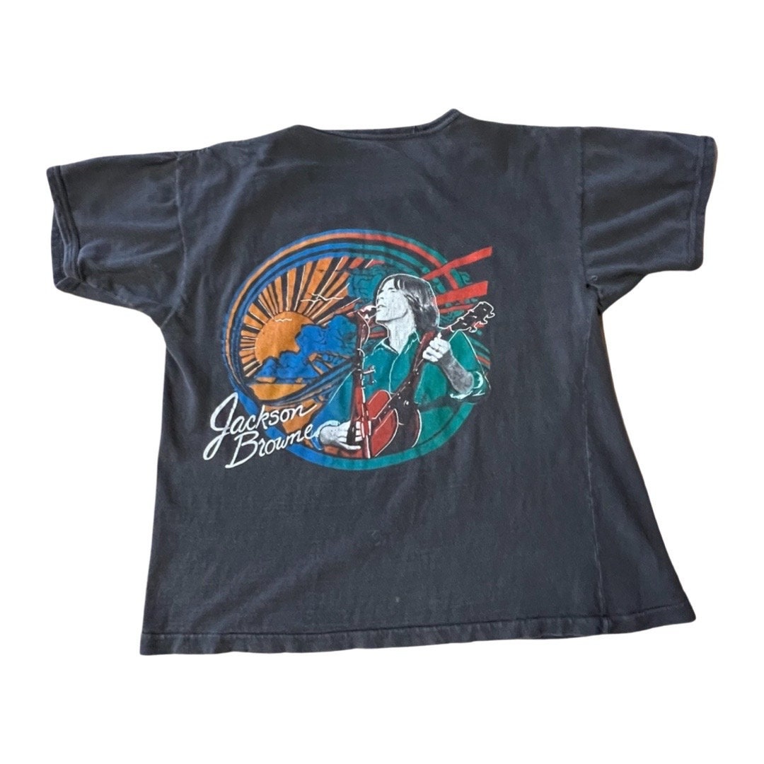 Rare Vintage Jackson Browne Runnin On Empty Tour ‘78 T-Shirt
