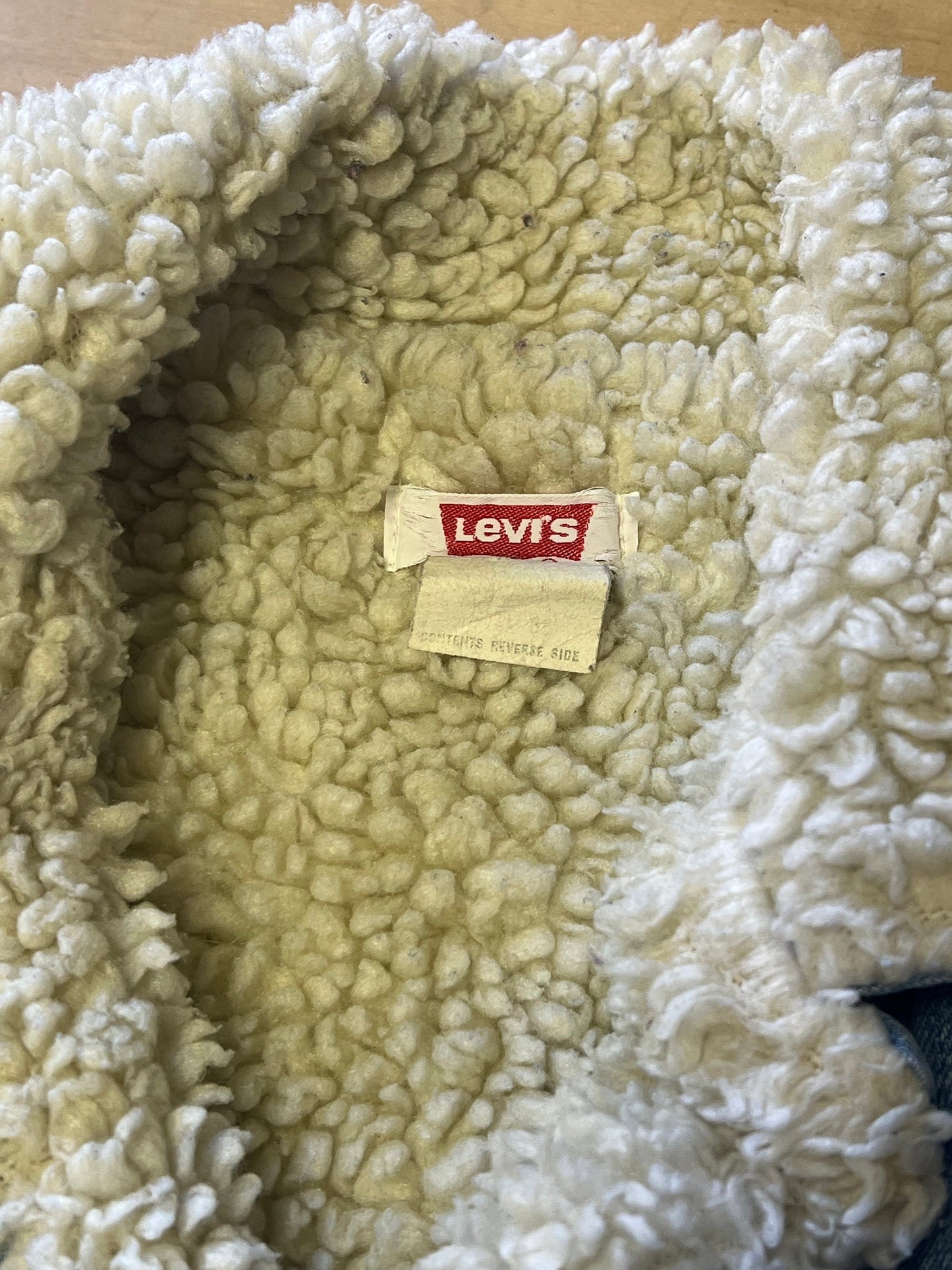 Vintage Levi’s Sherpa Denim Jacket