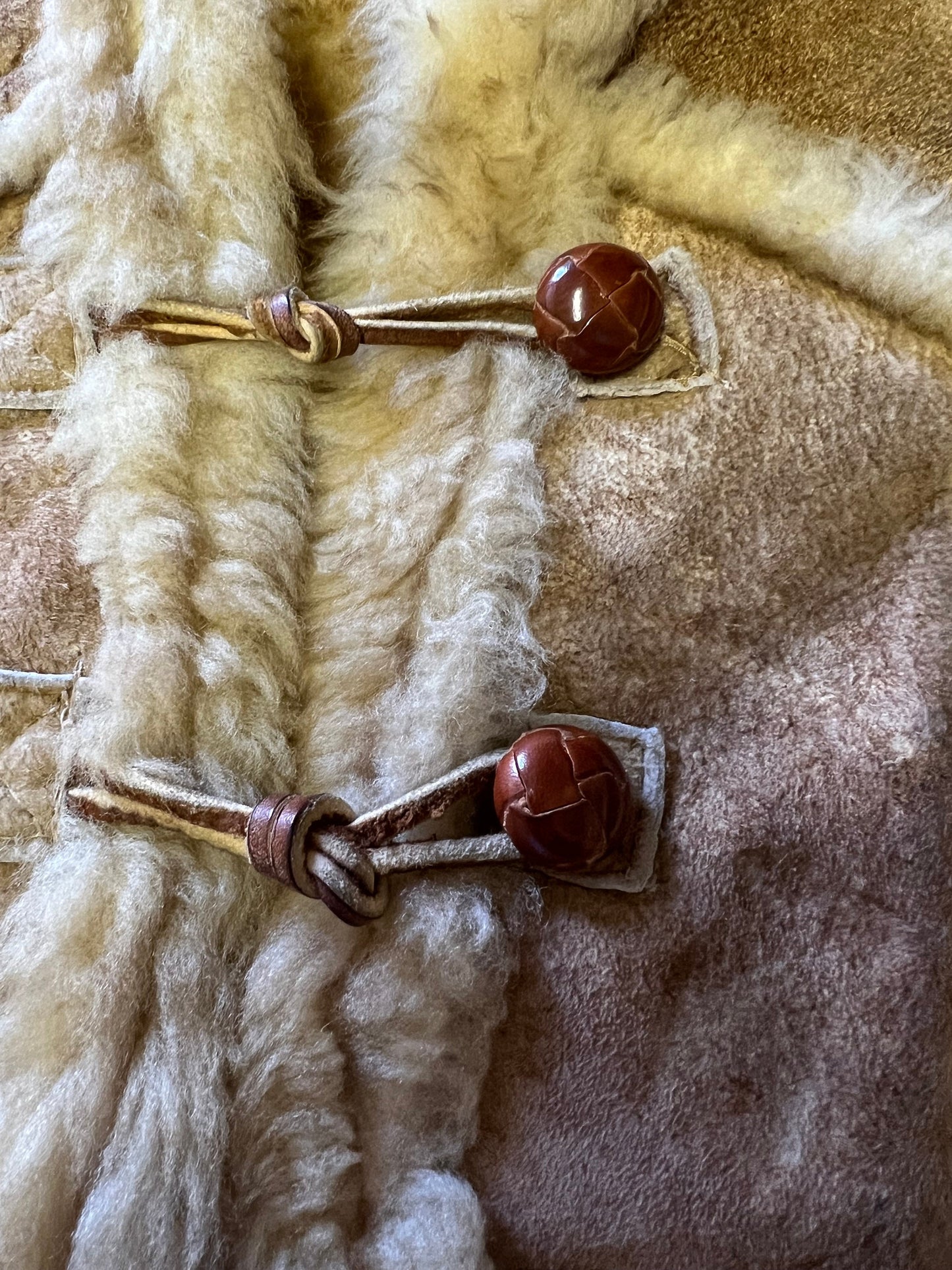 Vintage Boho Shearling Cropped Vest