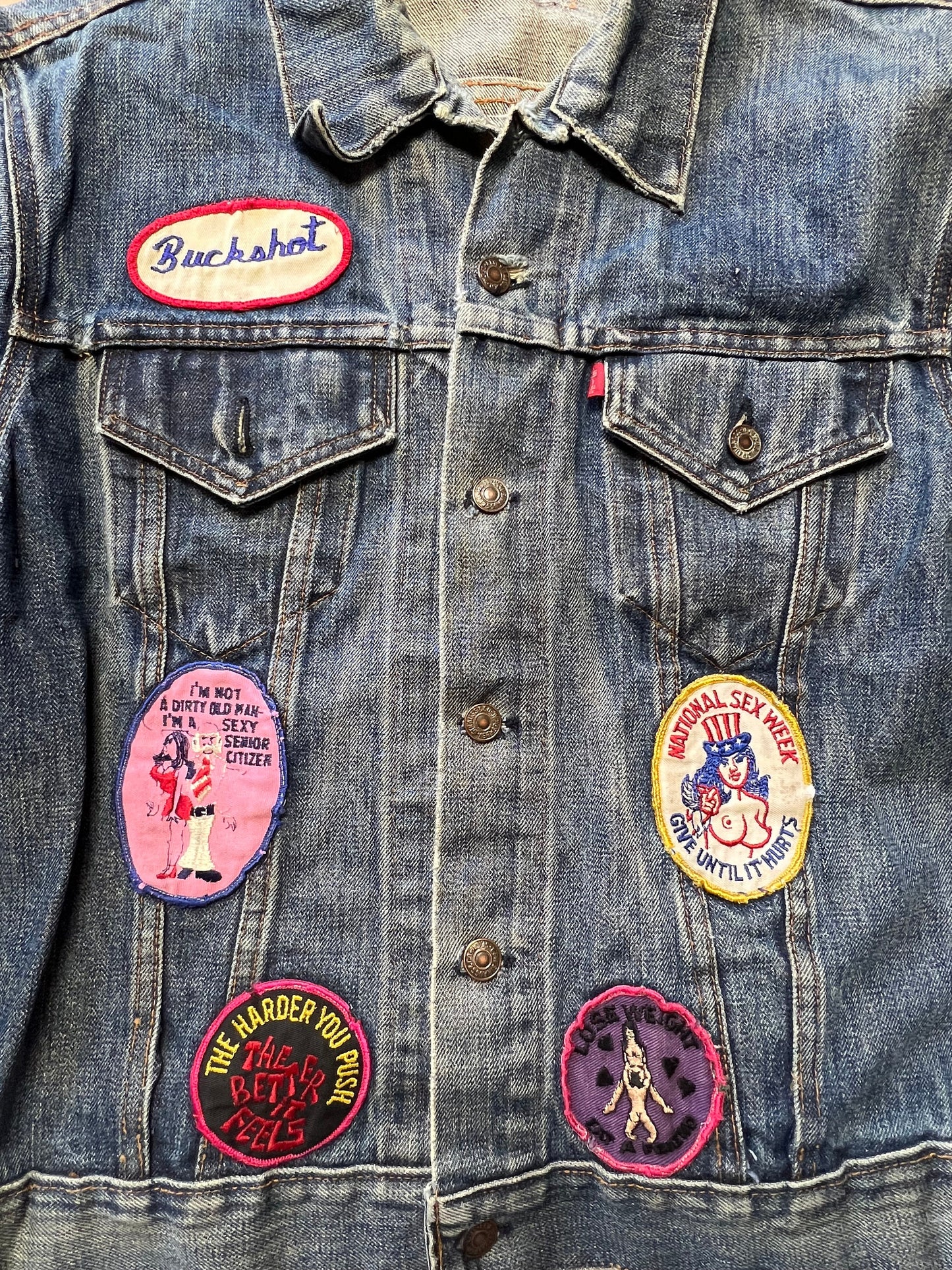 Vintage Rare 60’s/70's Levi’s Patched Jacket