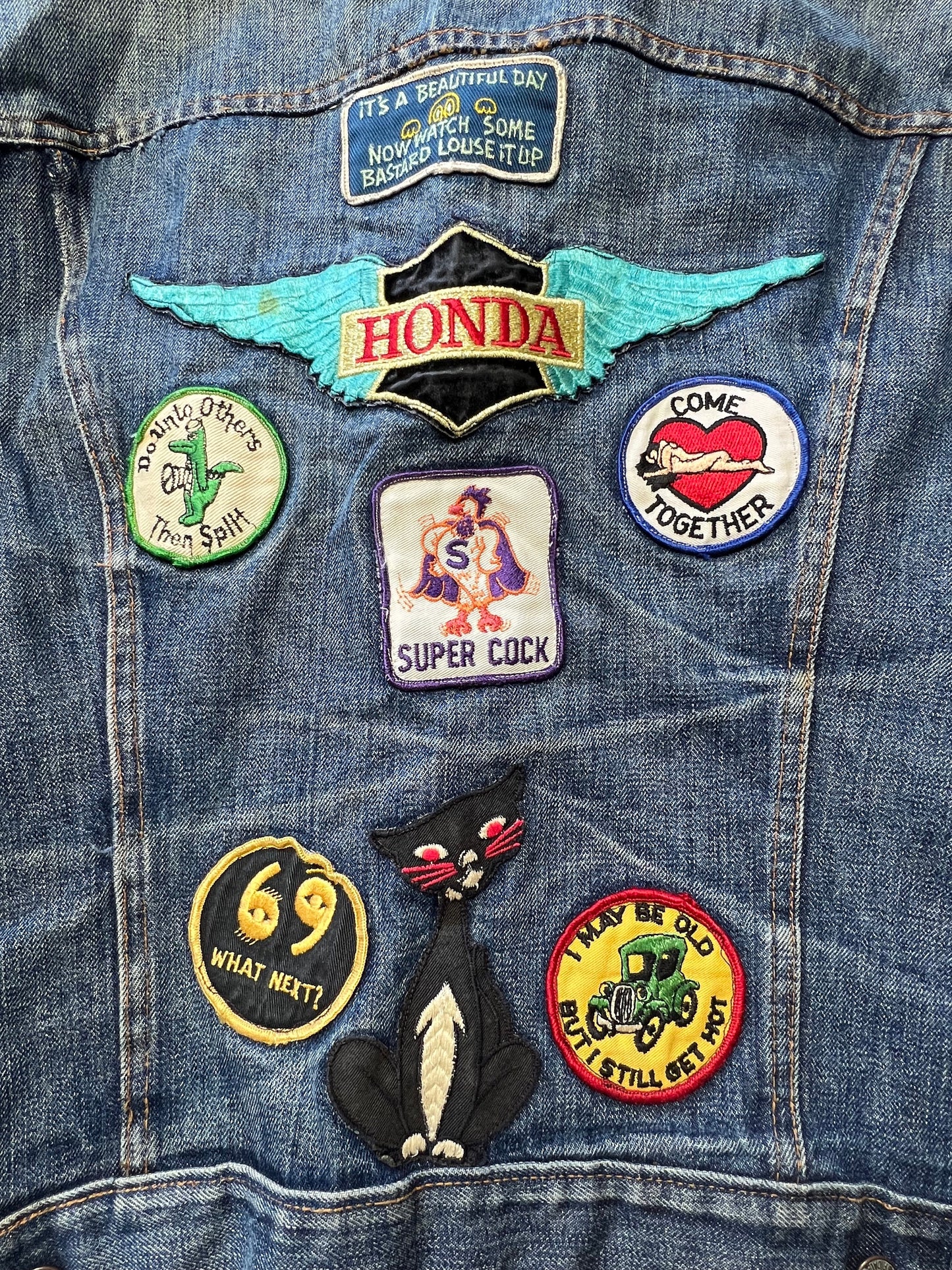Vintage Rare 60’s/70's Levi’s Patched Jacket