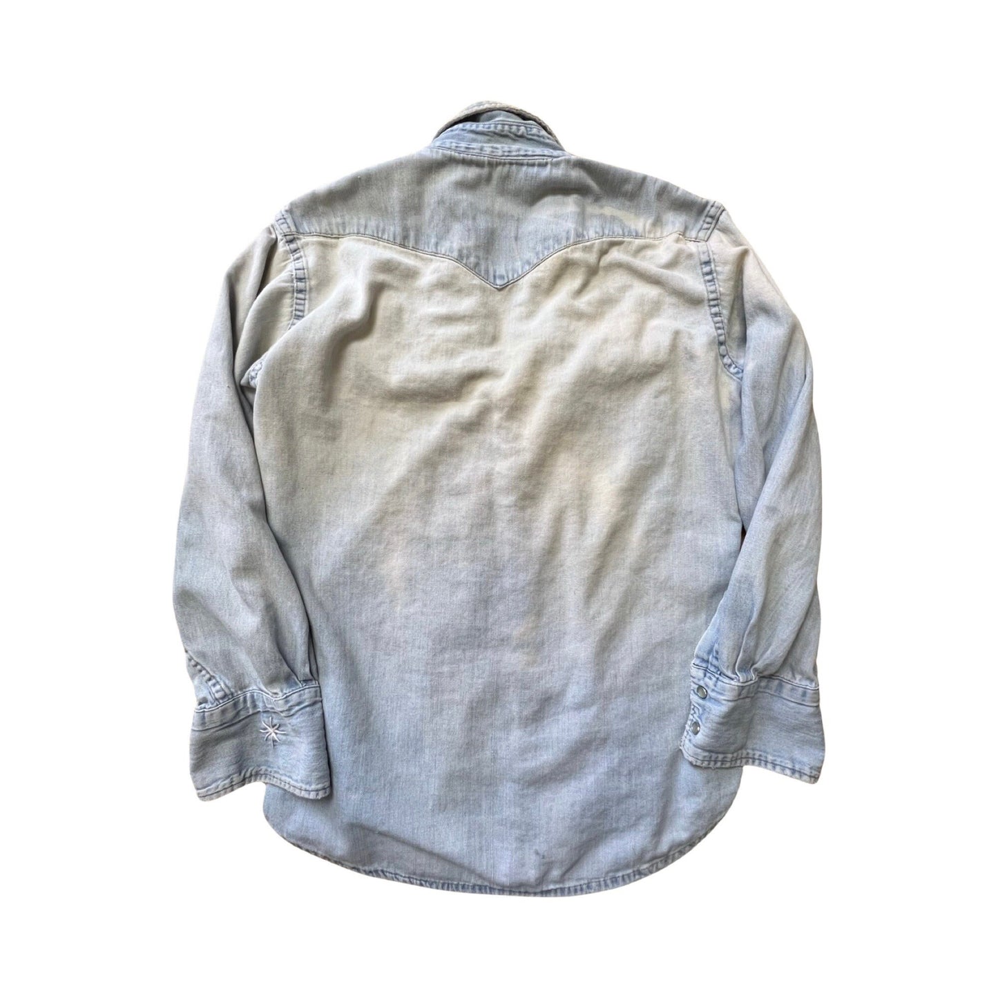 Rare Vintage Embroidered Ranchcraft Denim Shirt