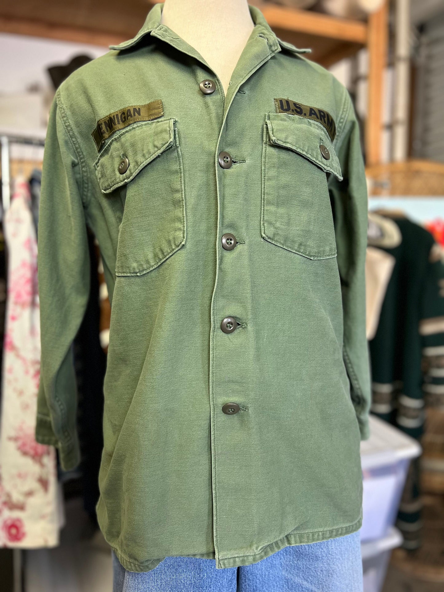 Vintage Army Shirt Jacket Hennigan
