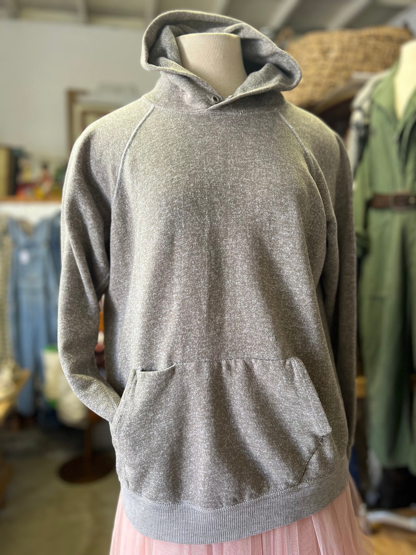Vintage 70’s Soft & Thin Hoodie Sweatshirt