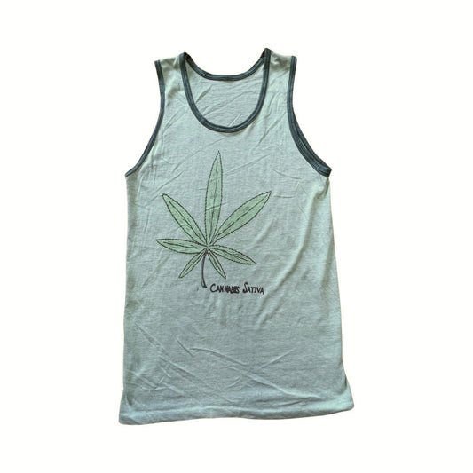 Vintage Rare 70’s Cannabis Sativa Ringer Tank