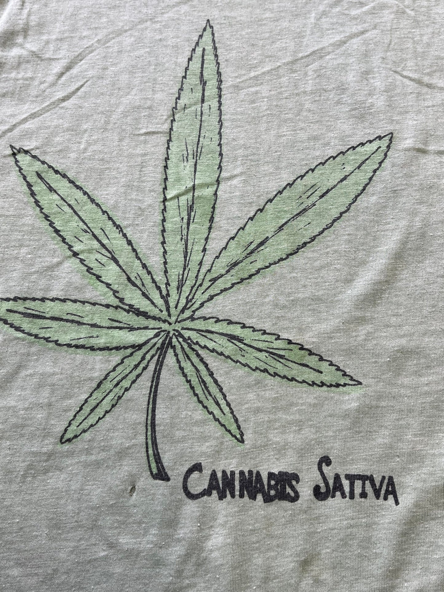 Vintage Rare 70’s Cannabis Sativa Ringer Tank