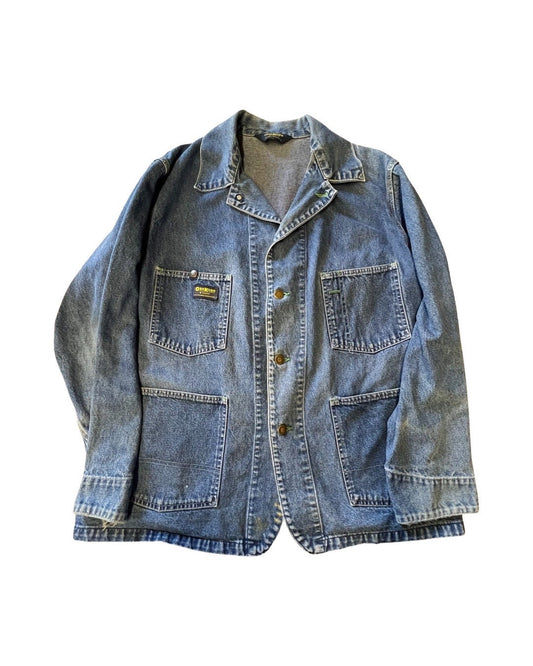 Vintage 70’s OshKosh Denim Chore Coat Barn Jacket 42R