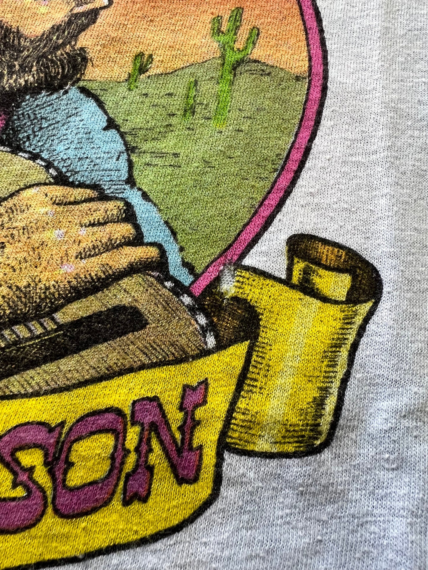 Rare Vintage Willie Nelson Single Stitch T-Shirt XL