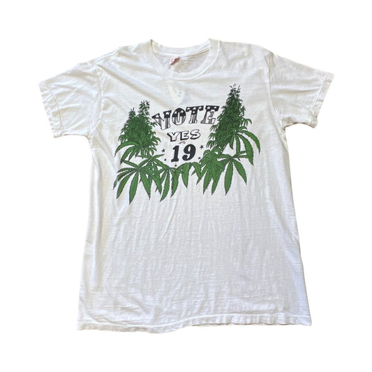 Rare Vintage Vote Yes On 19 Single Stitch Memorabilia T-Shirt XL