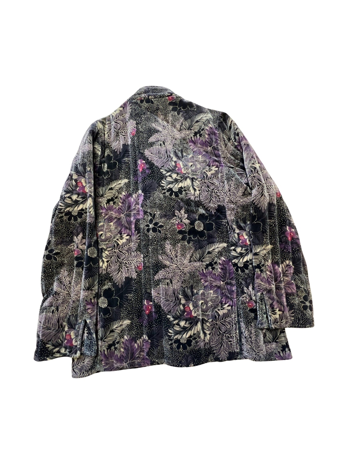 Vintage 80’s Quilted Floral Velvet Jacket