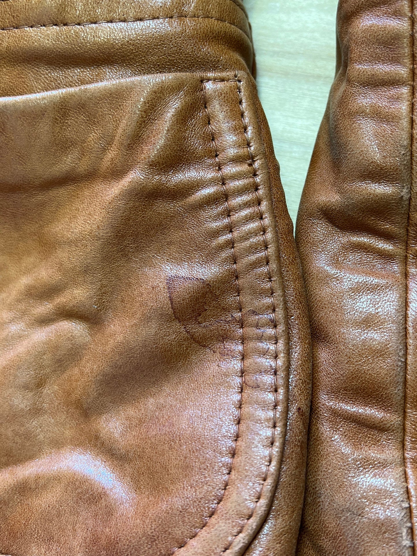 Vintage Sheep Mates Leather & Shearling Jacket