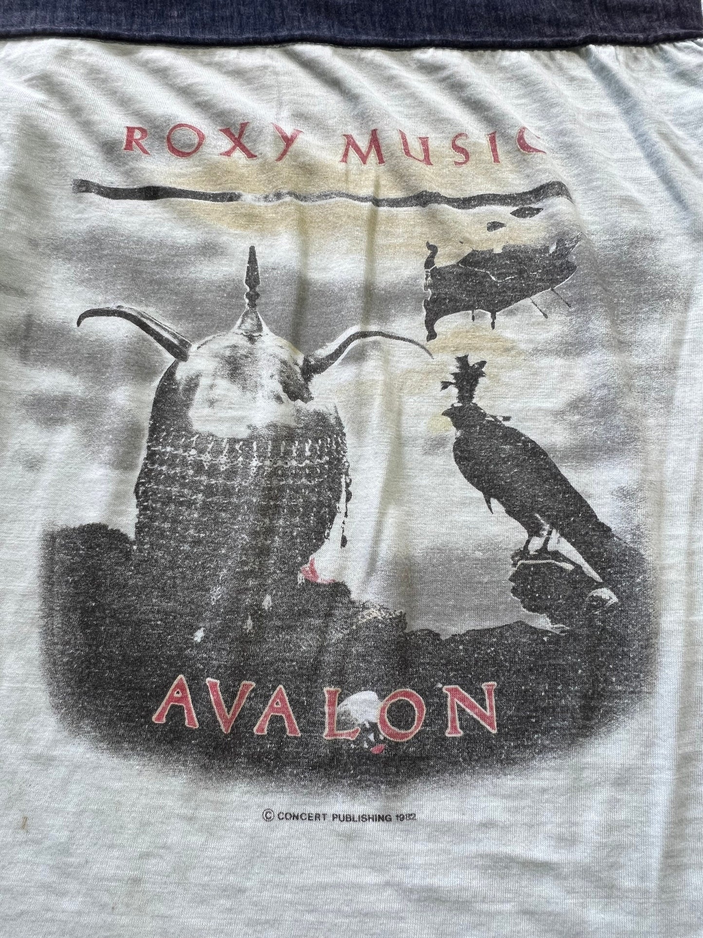 Rare Vintage Roxy Music Avalon European Tour 1982 Shirt