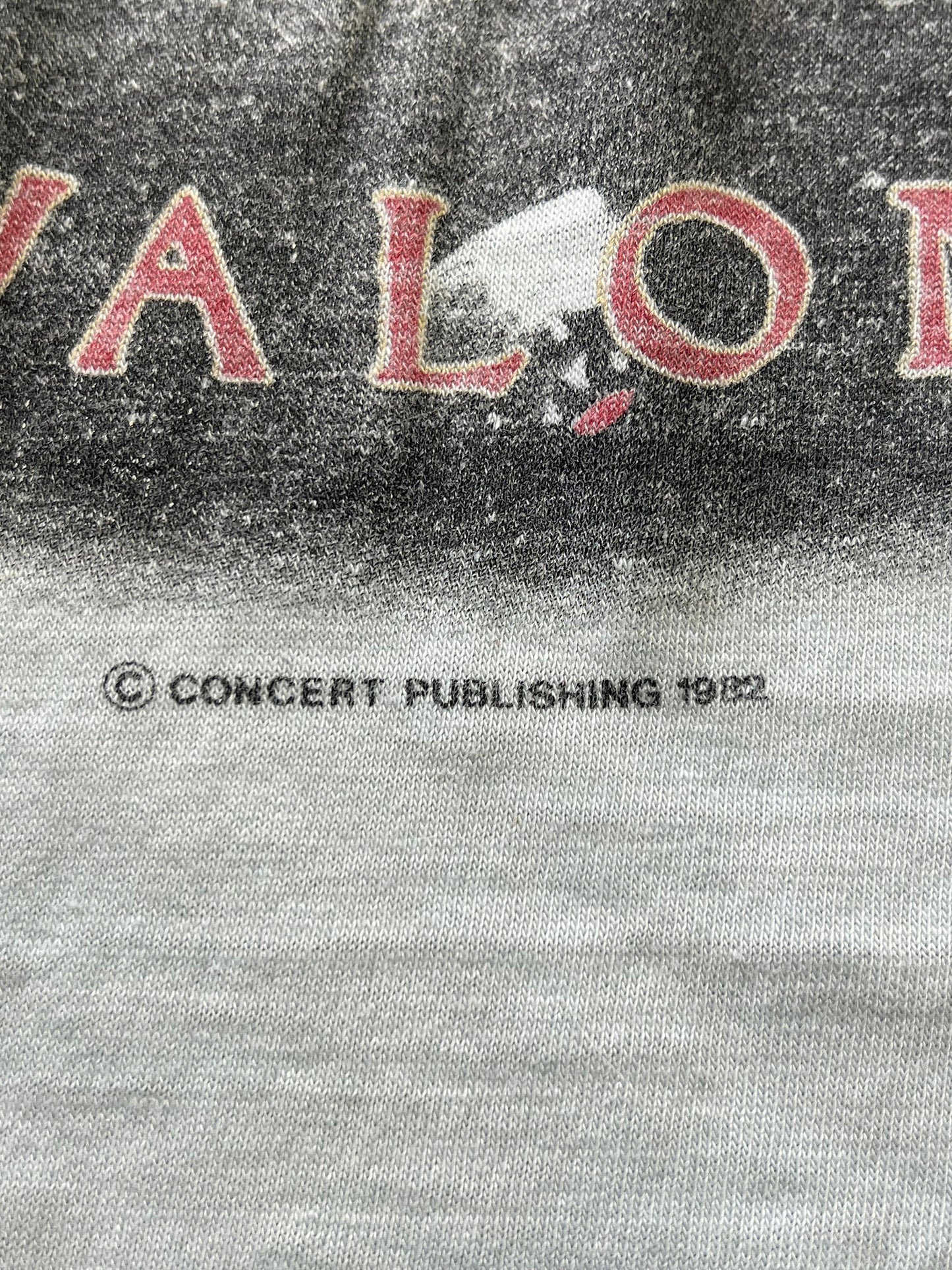 Rare Vintage Roxy Music Avalon European Tour 1982 Shirt
