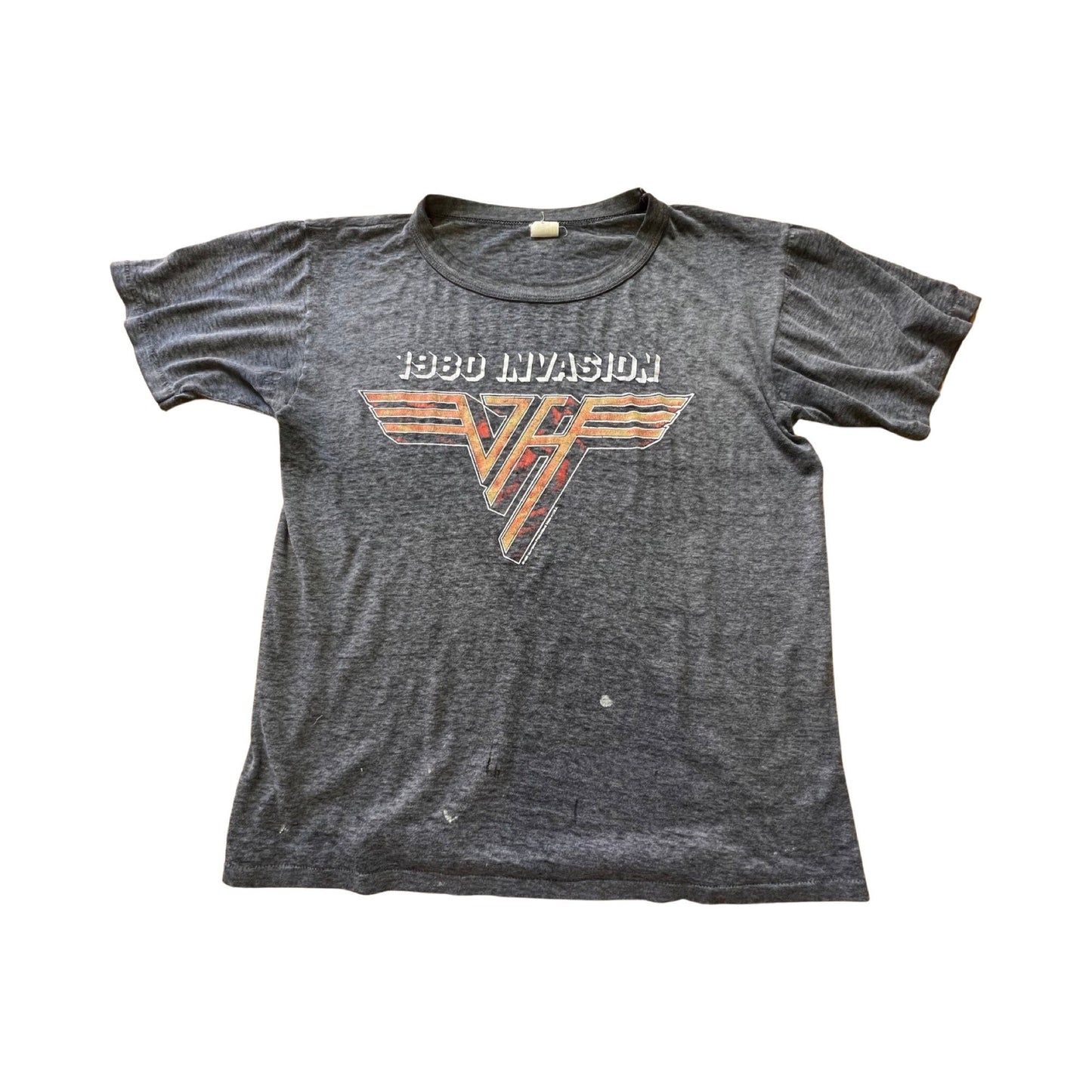Vintage Original Van Halen 1980 Invasion T Shirt