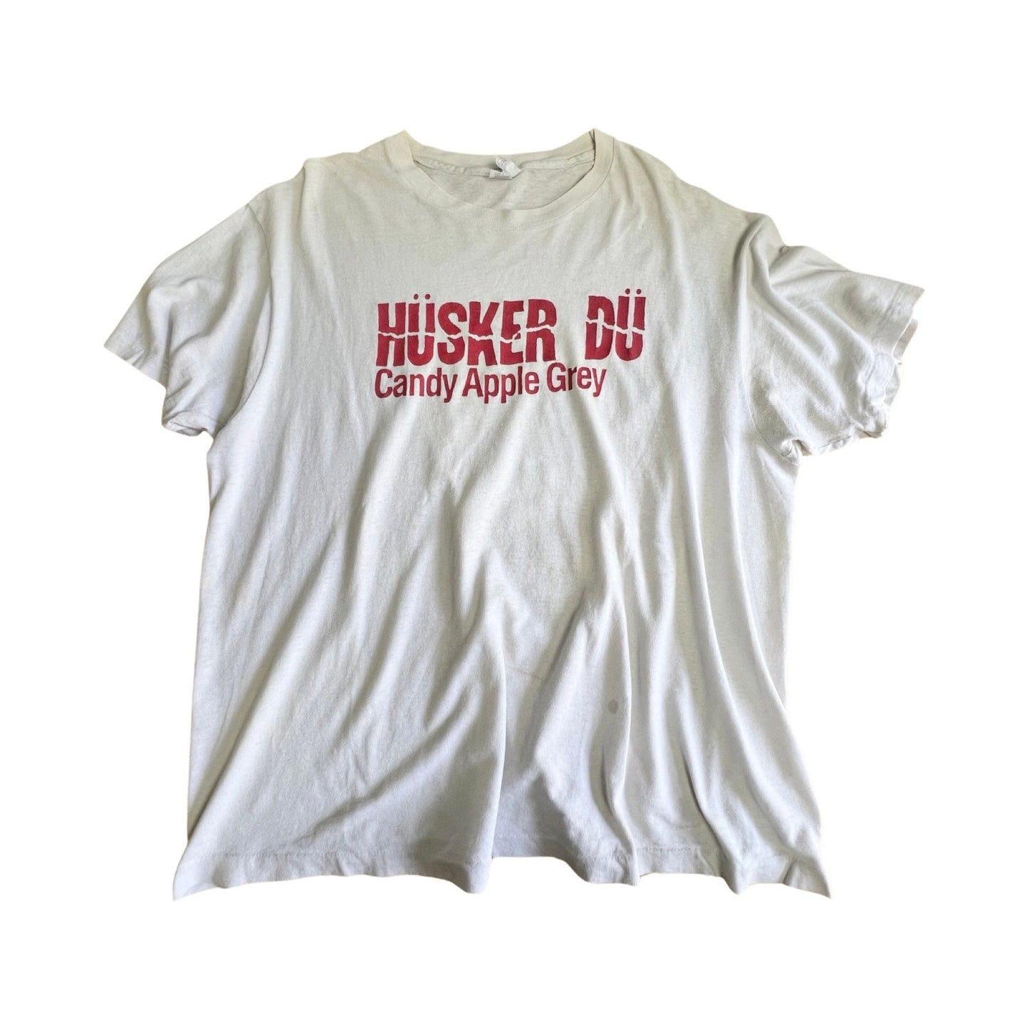 Vintage Hüsker Dü Candy Apple Grey 1986 Original Single Stitch T-Shirt XL
