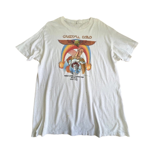 Rare Vintage 1981 Grateful Dead What a Long Strange Trip T-Shirt Mouse Kelley GDP