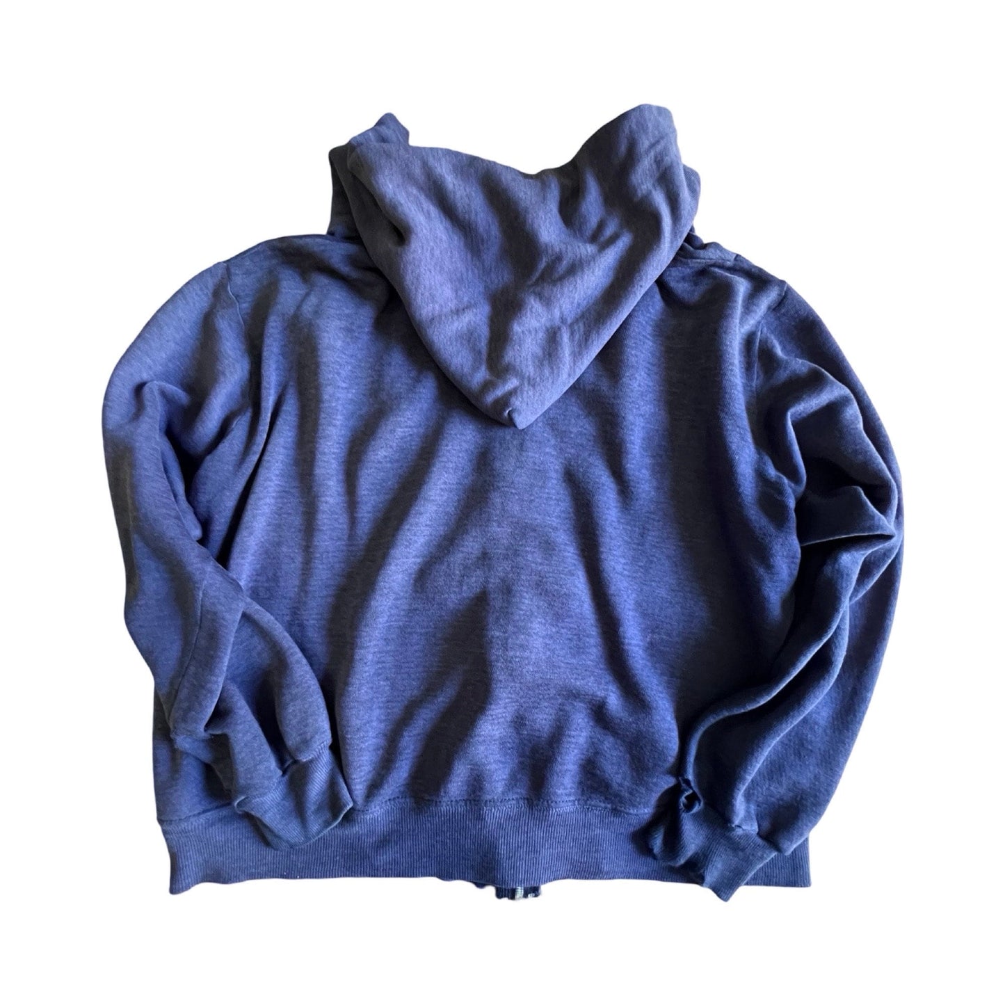 Vintage 70’s/80’s Distressed Navy Zip Front Hoodie Soft Thin Worn