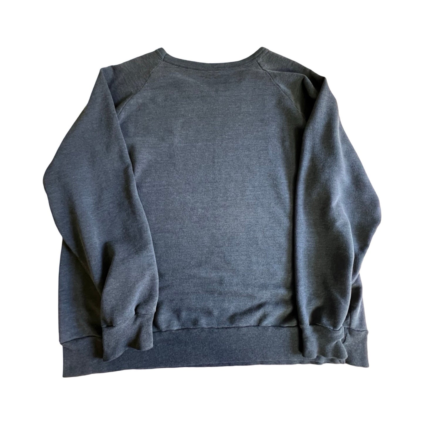 Vintage 70’s/80’s Faded Black Crew Neck Raglan Sleeve Sweatshirt