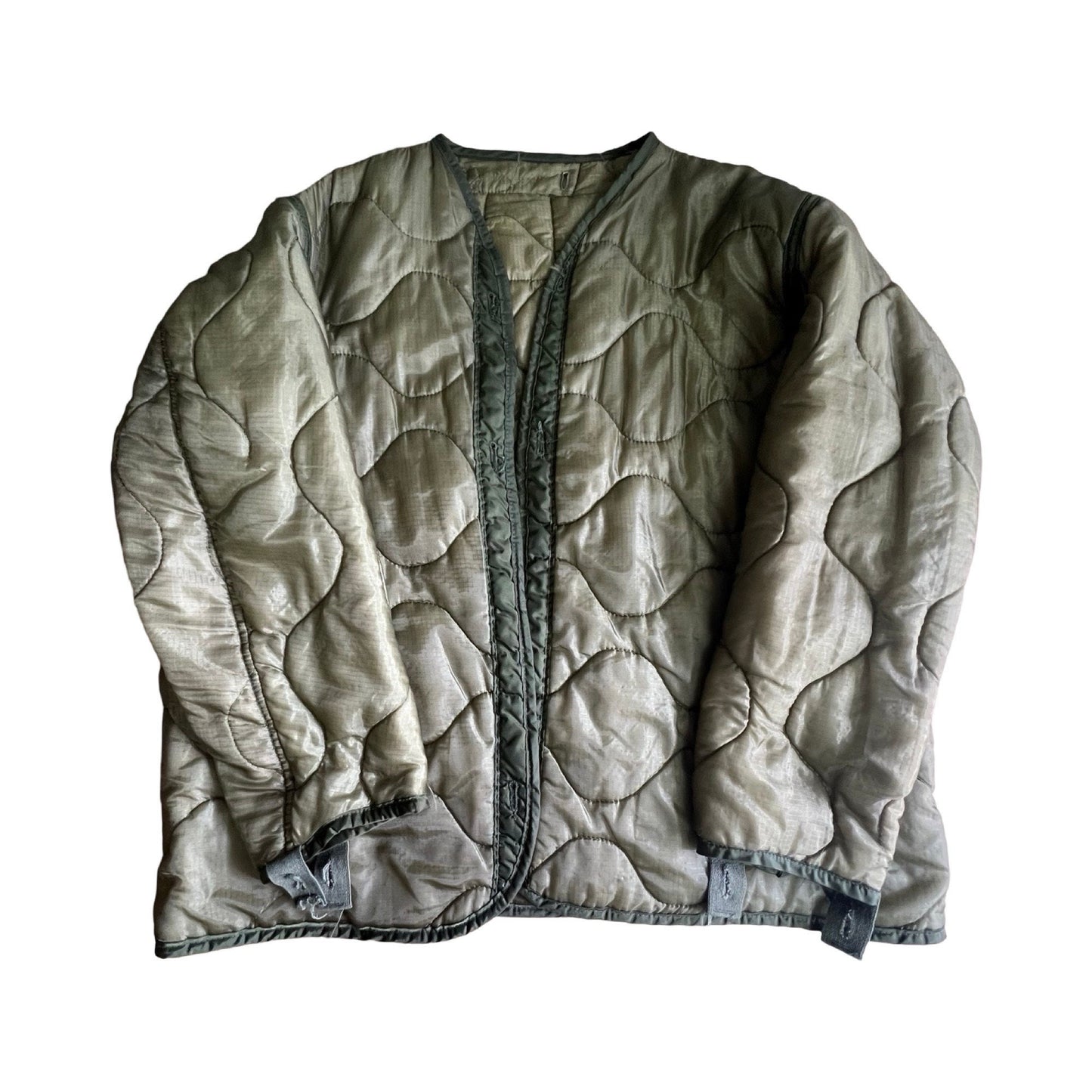 Vintage Quilted Army Jacket Liner