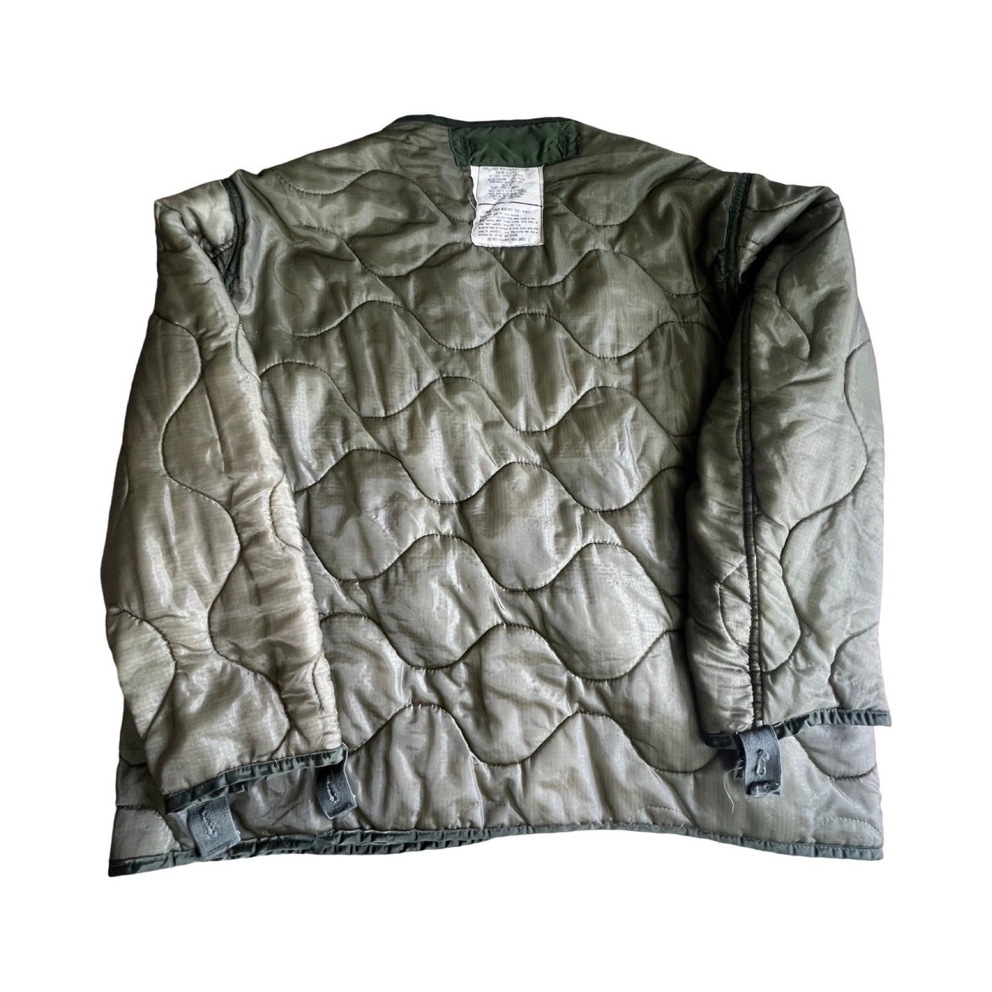 Vintage Quilted Army Jacket Liner