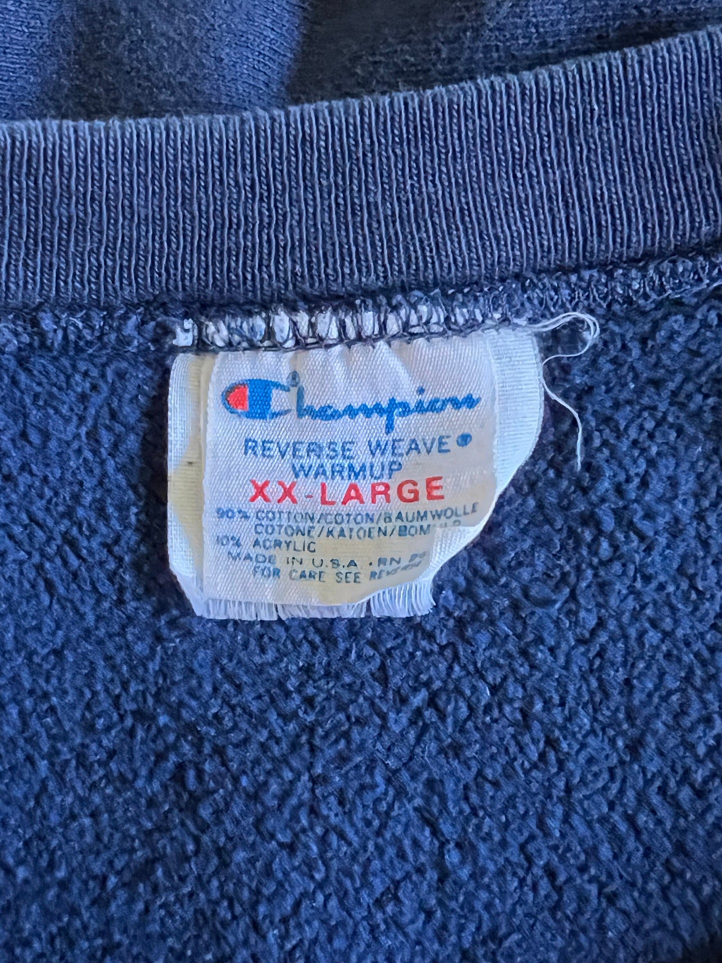 Vintage Rhode Island Champion Reverse Weave Crewneck Sweatshirt XXL